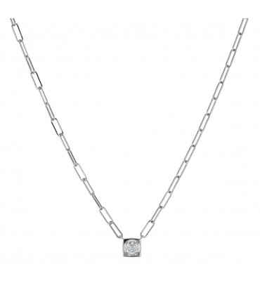 Dinh Van Cube diamond and gold necklace