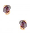 Pomellato Tango diamonds, sapphires and gold earrings