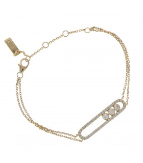 Messika Move Classique Pavée diamonds and gold bracelet