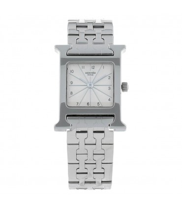 Hermès Heure H stainless steel watch