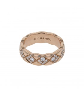 Chanel Coco Crush diamonds and gold ring