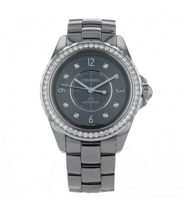 Chanel J12 Chromatic titanium ceramic, stainless steel and diamonds watch