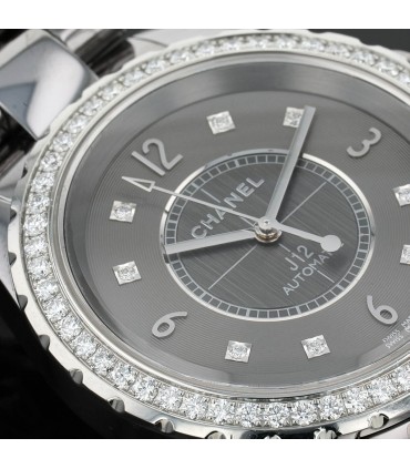 Chanel J12 Chromatic titanium ceramic, stainless steel and diamonds watch