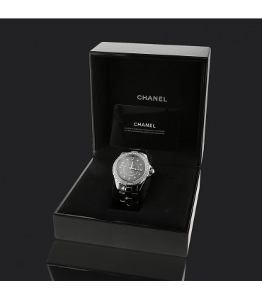 Chanel J12 Chromatic titanium ceramic, stainless steel and diamonds watch