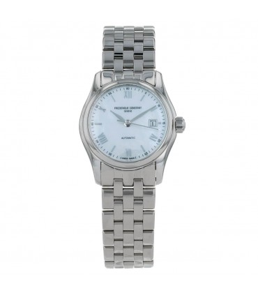 Frederique Constant Classics stainless steel and mother of pearl watch