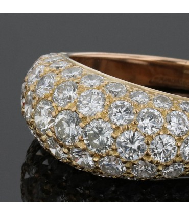 Diamonds and gold ring