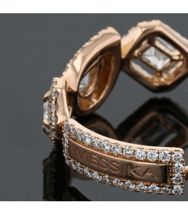 Messika My Twin gold and diamonds ring