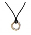 Cartier Trinity three tones gold necklace