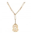 Pomellato Ming diamonds and gold necklace