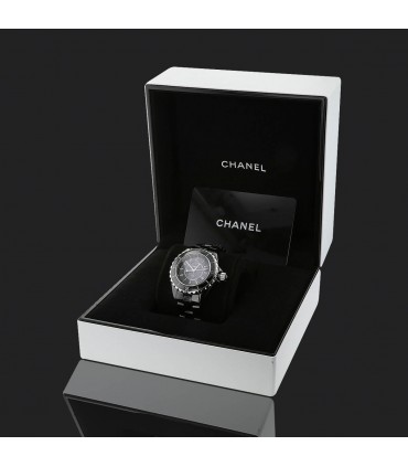 Chanel J12 ceramic and stainless steel watch