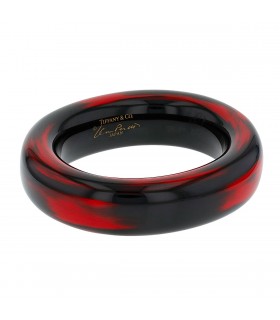 Tiffany & Co Peretti wood and lacquer bracelet