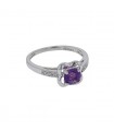 Mauboussin Désirez L’Amour diamonds, amethyst and gold ring