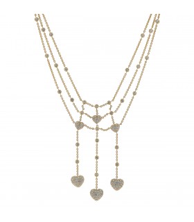 Chopard gold and diamonds necklace