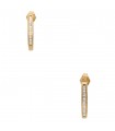 Boucles d’oreilles or et diamants