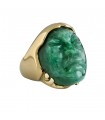 Bague or et aventurine