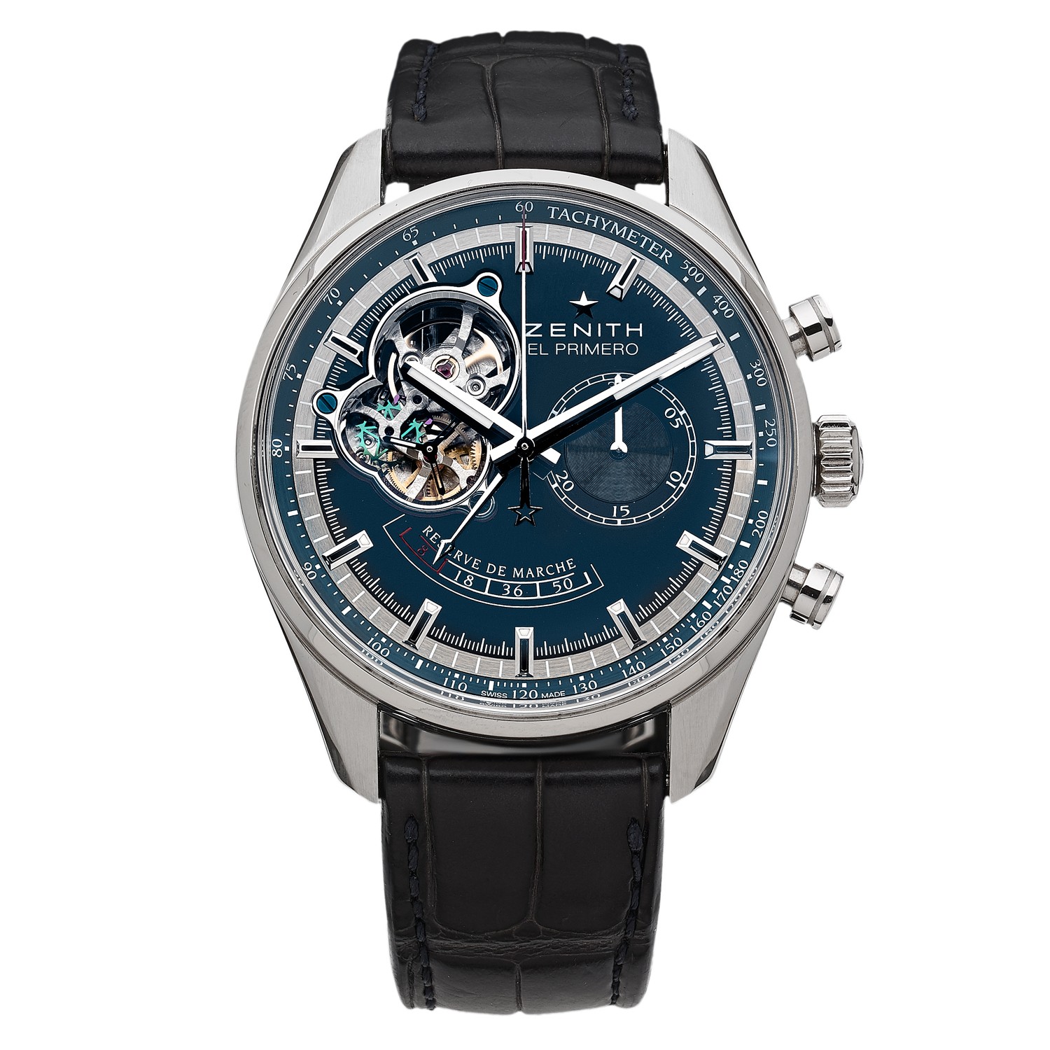 Zenith el primero chronomaster open power reserve hot sale